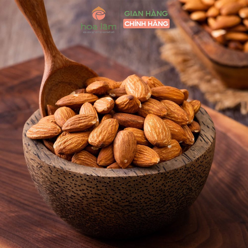 Hạt Hạnh Nhân Mỹ Tươi 500gr, Nguyên liệu sạch làm sữa hạt